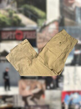 Basic Editions Men's Tan and Cream Trousers